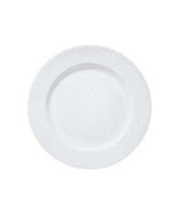 White porcelain side plate