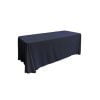 Black rectangle table linen