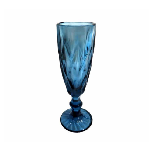 blue crystal champagne glass hire Johannesburg