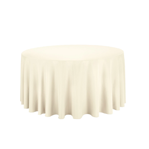 cream round tablecloth hire Johannesburg